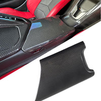 C8 Corvette Armrest Lid Cover- Real Molded Carbon Fiber