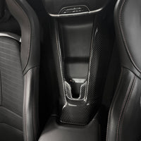 Corvette C8 Rear Wireless Charging Waterfall Overlay - Real Molded Carbon Fiber