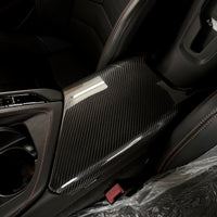 C8 Corvette Armrest Lid Cover- Real Molded Carbon Fiber