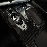Corvette C8 Gear Shift Overlay- Real Molded Carbon Fiber