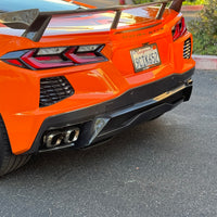 Corvette C8 Full Carbon Fiber Rear Diffuser