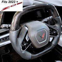 C8 Corvette Full Carbon Fiber Steering Wheel
