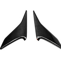 Corvette C8 Lower Door Panel Overlays - Real Molded Carbon Fiber