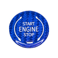Corvette C8 Start Stop Cover - Real Molded Carbon Fiber