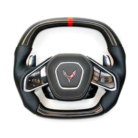 C8 Corvette Full Carbon Fiber Steering Wheel