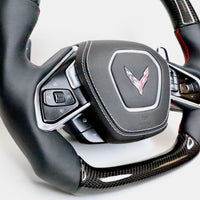 C8 Corvette Full Carbon Fiber Steering Wheel