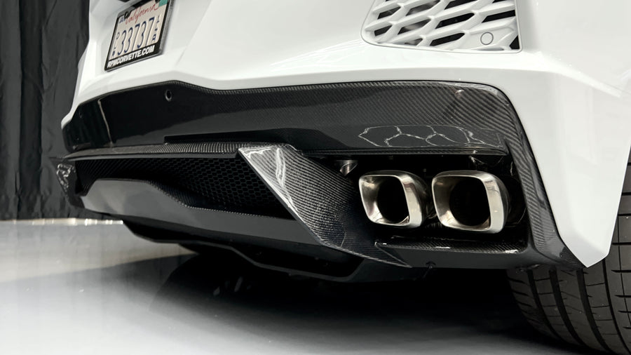 Corvette C8 Full Carbon Fiber Body Kit - 4 Piece Kit