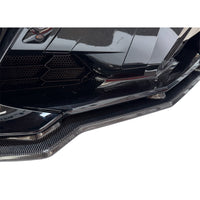 Corvette C8 Oversized Front Lip Spoiler / Splitter - Real Molded Carbon Fiber