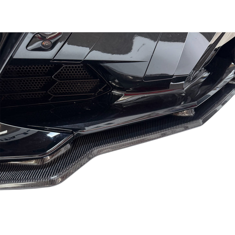 Corvette C8 Oversized Front Lip Spoiler / Splitter - Real Molded Carbon Fiber