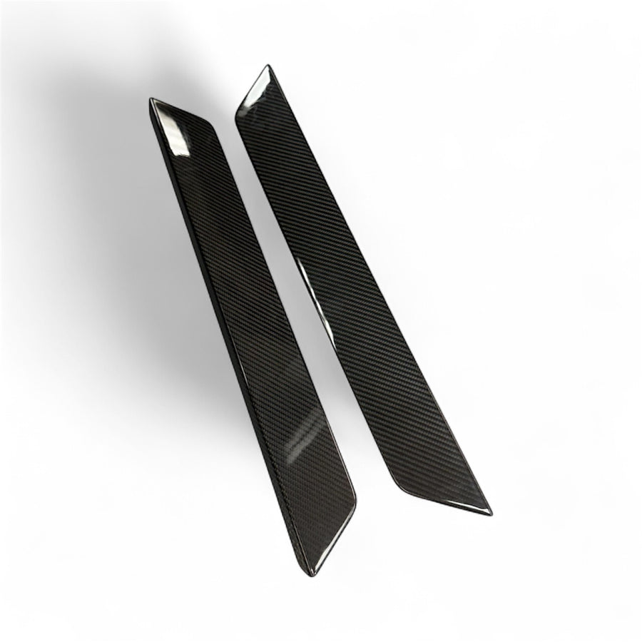Corvette C8 Door Sill Plates- Real Molded Carbon Fiber