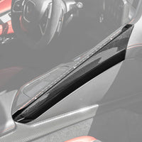 Corvette C8 Upper Right Center Console Trim - Real Molded Carbon Fiber