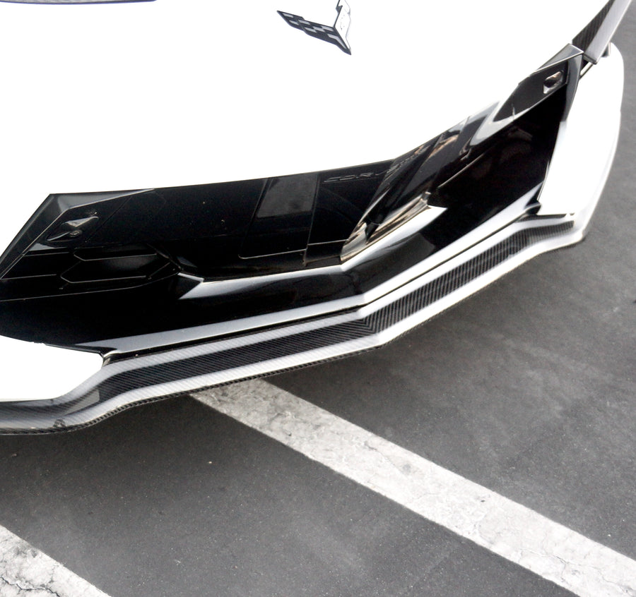 Corvette C8 Full Carbon Fiber Body Kit - 4 Piece Kit