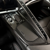 Corvette C8 Gear Shift Overlay- Real Molded Carbon Fiber
