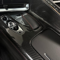Corvette C8 Gear Shift Overlay- Real Molded Carbon Fiber