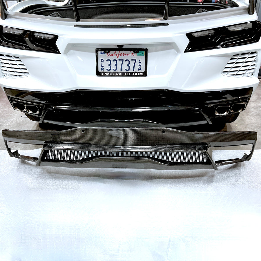 Corvette C8 Full Carbon Fiber Body Kit - 4 Piece Kit
