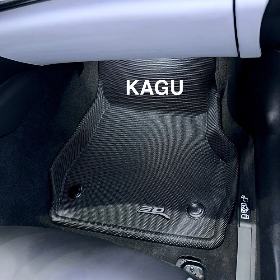 C8 Corvette 3D MAXpider KAGU All Weather Floor Mats - 2 Piece