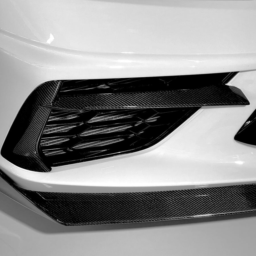 Corvette C8 Full Carbon Fiber Body Kit - 4 Piece Kit