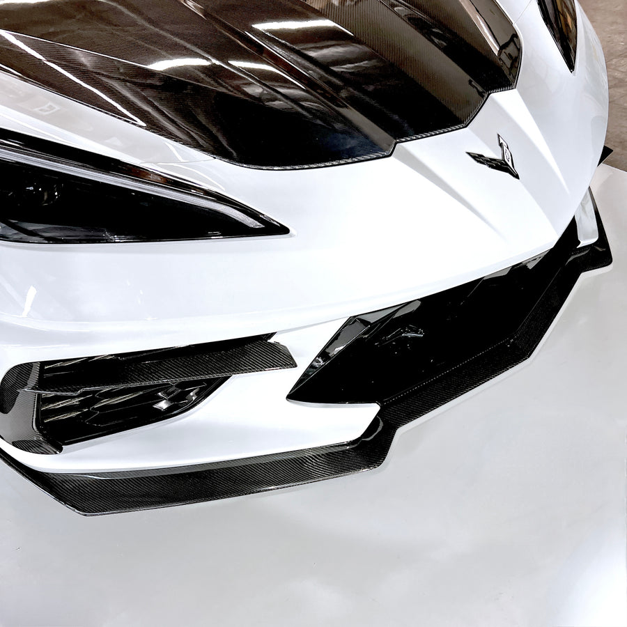 Corvette C8 Full Carbon Fiber Body Kit - 4 Piece Kit