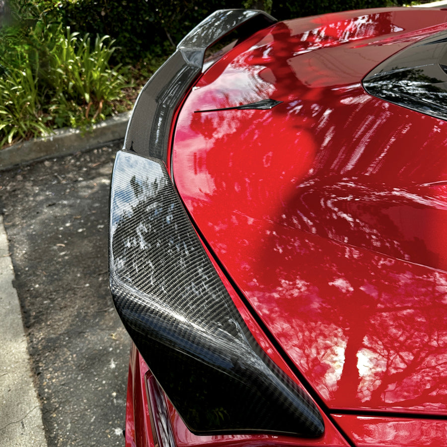 Corvette C8 Full Carbon Fiber Low Profile Spoiler