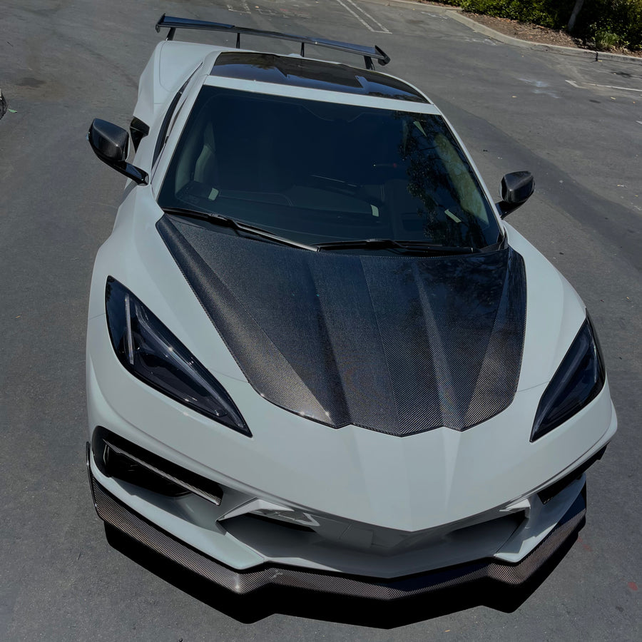 Corvette C8 Full Carbon Fiber Body Kit - 4 Piece Kit