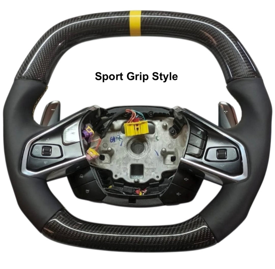 C8 Corvette Full Carbon Fiber Steering Wheel