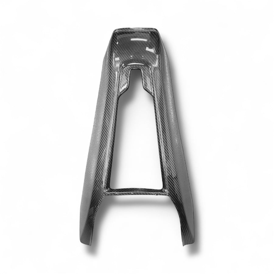 Corvette C8 Rear Wireless Charging Waterfall Overlay - Real Molded Carbon Fiber