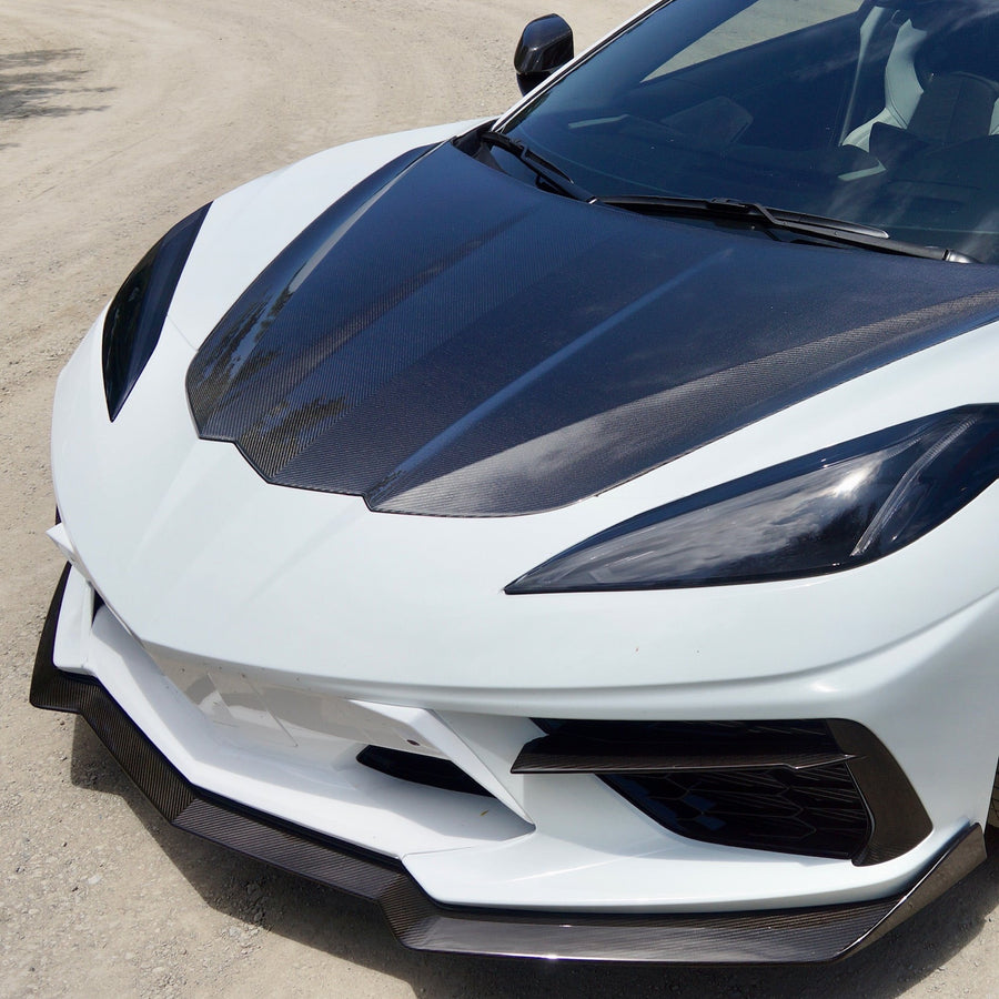 Corvette C8 Full Carbon Fiber Body Kit - 4 Piece Kit