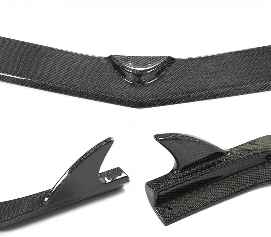 Corvette C8 Oversized Front Lip Spoiler / Splitter - Real Molded Carbon Fiber