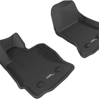 C8 Corvette 3D MAXpider KAGU All Weather Floor Mats - 2 Piece