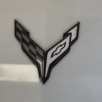 Corvette C8 Oversized Front Lip Spoiler / Splitter - Real Carbon Fiber