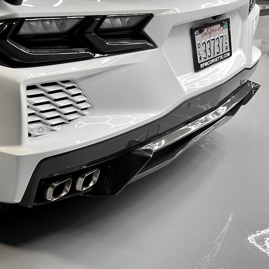 Corvette C8 Full Carbon Fiber Rear Diffuser – RPMCORVETTE
