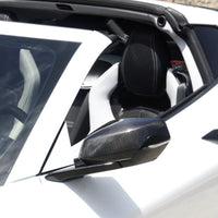 Corvette C8 Mirror Cap Overlays Real Carbon Fiber (1 Pair)