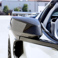 Corvette C8 Mirror Cap Overlays Real Carbon Fiber (1 Pair)