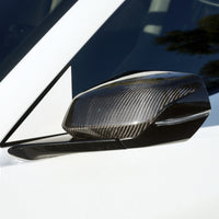 Corvette C8 Mirror Cap Overlays Real Carbon Fiber (1 Pair)