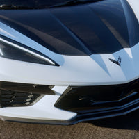 Corvette C8 Z51 Front Lip Spoiler - Real Carbon Fiber (1 Full Piece)