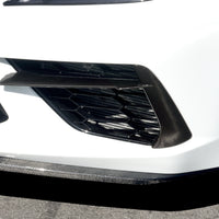 Corvette C8 Front Bumper Carbon Fiber Canards (1 Pair)