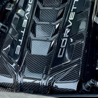 Corvette C8 Engine Cover - Real Molded Carbon Fiber