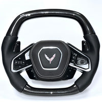 C8 Corvette Full Carbon Fiber Steering Wheel