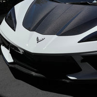 Corvette C8 Z51 Front Lip Spoiler - Real Carbon Fiber (1 Full Piece)