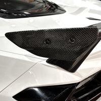 Corvette C8 Carbon Fiber Side Winglets for High-Rise Spoiler (1 Pair)