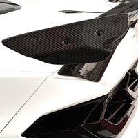 Corvette C8 Carbon Fiber Side Winglets for High-Rise Spoiler (1 Pair)