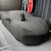 C8 Corvette Onyx Black Satin Stretch Indoor Cover