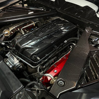 Corvette C8 Engine Cover - Real Molded Carbon Fiber