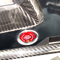 Corvette C8 Start Stop Cover - Real Molded Carbon Fiber