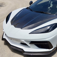 Corvette C8 Oversized Front Lip Spoiler / Splitter - Real Carbon Fiber